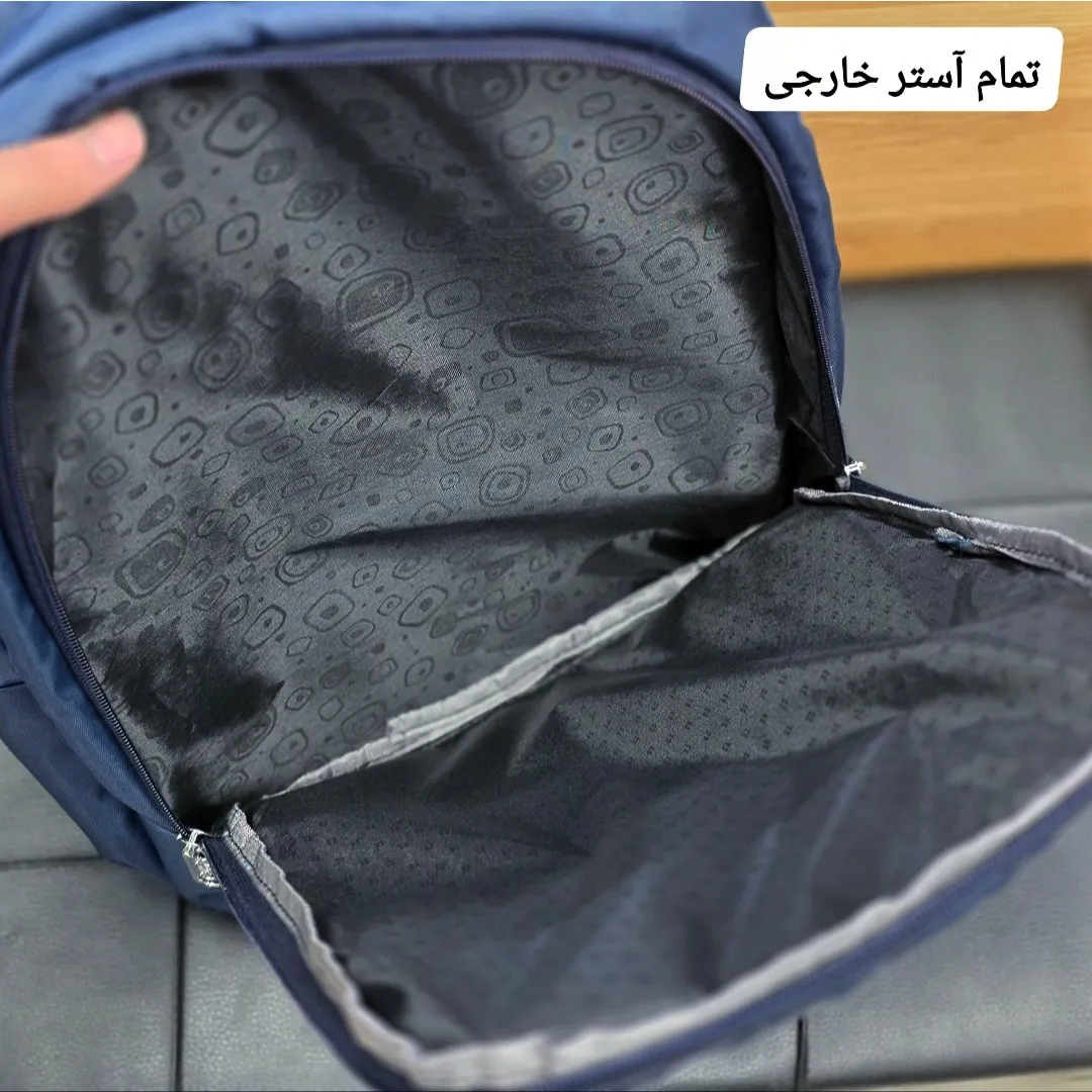کوله پشتی اسپرت جادار پارچه کجراه ضد آب مناسب پنجم ابتدایی تا دوازدهم