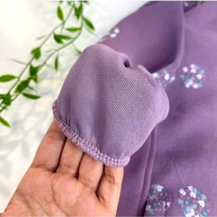 سوییشرت پاییزه بچگانه دخترانه طرح گیلاسی دورس ترک مناسب 7 تا 12 سال