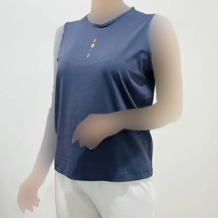 تاپ زنانه نخ پنبه چاپدار