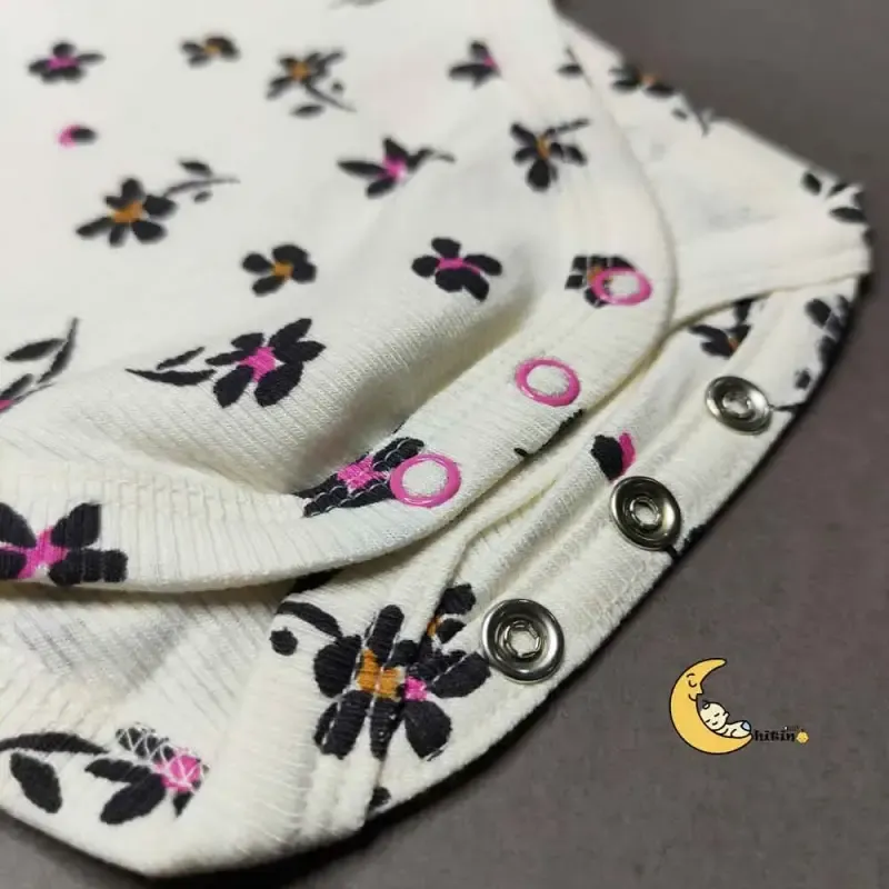 بادی آستین کوتاه کبریتی نوزادی دخترانه برند Hema جنس نخ پنبه وارداتی 3 تا 36 ماه