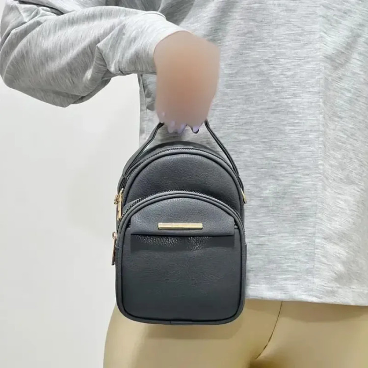 کیف ایستاده زنانه مدل 1141 بند دستی دوشی چرم شرانگ یراق ضد زنگ