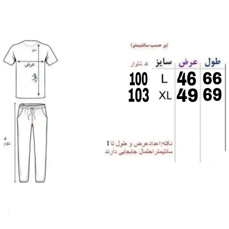 ست تیشرت و شلوار مردانه مدل OMBLU جنس پارچه مولینه رنگ آبی