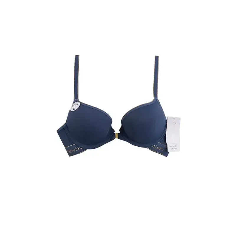 سوتین اسفنجی فنردار جلو بازشو دابل جک دار میکروفایبر چانوی لین کاپ B