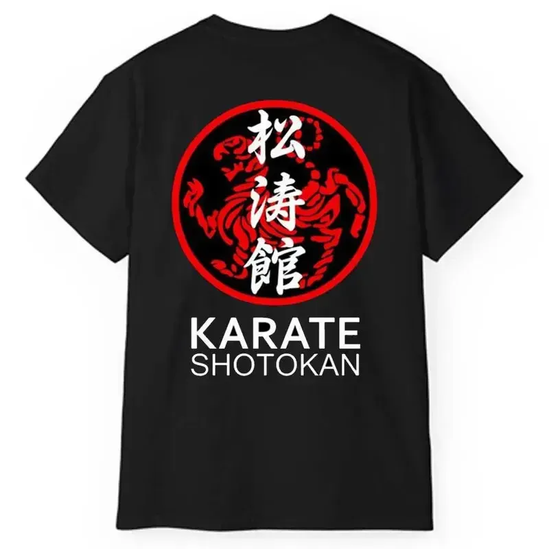 تیشرت آستین کوتاه مردانه پاد آفرین مدل کاراته طرح چاپ کد 1558