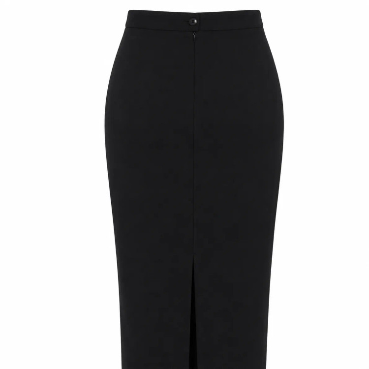 دامن راسته بلند زنانه کرپ گاباردین مناسب سایز 42 تا 44