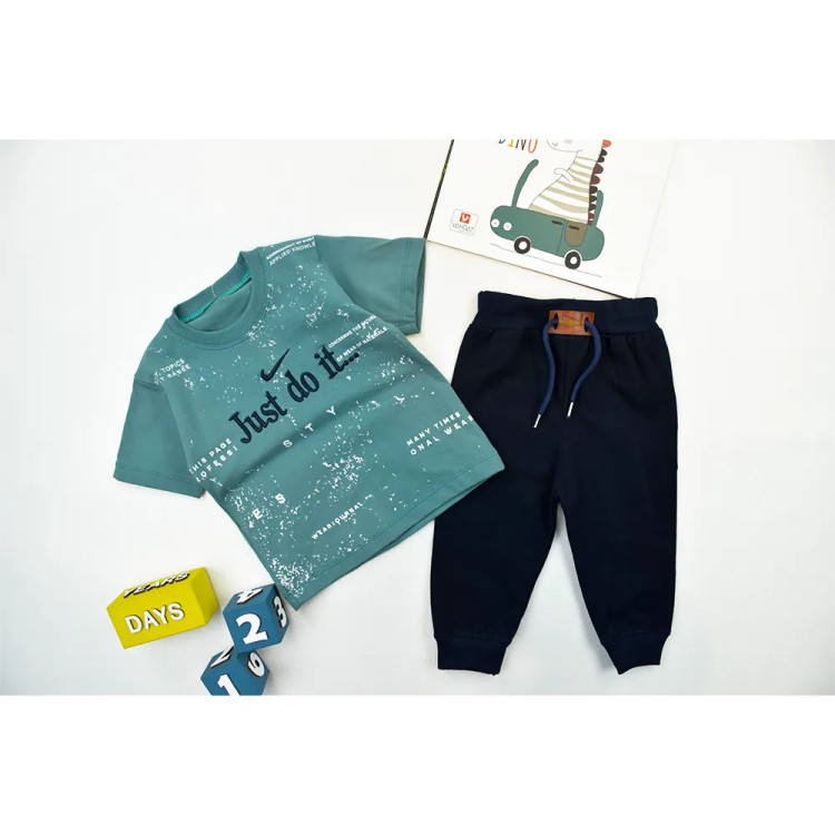 تیشرت و شلوارک پسرانه JUST DO IT جنس پنبه