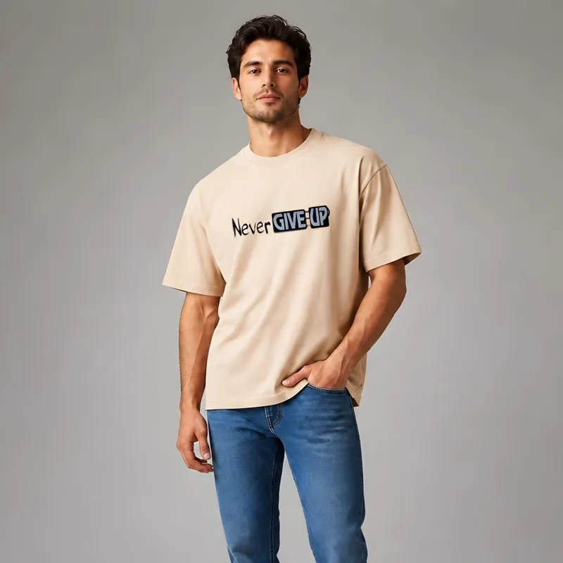 تیشرت باکسی مردانه نخ پنبه شیاکو رنگی سایز L تا 3XL